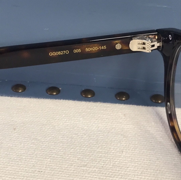 New 💯 Original GUCCI GG0827O 005 HAVANA EYEGLASSES - Picture 12 of 14